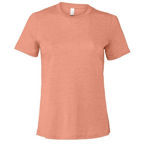 Bella Canvas Women's Relaxed Jersey Short Sleeve Tee Heather Sunset